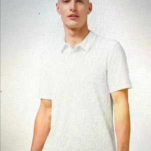 Mens Size L Lululemon Snap Front. Performance Polo shirt